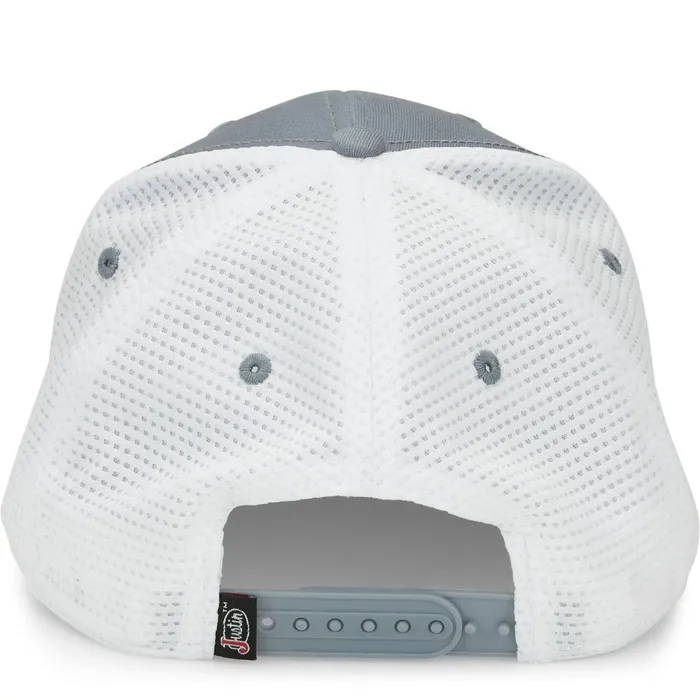 MENWOMEN Justin Logo Stripes Cap Greywhite Mesh Justin Boots Hats and Caps