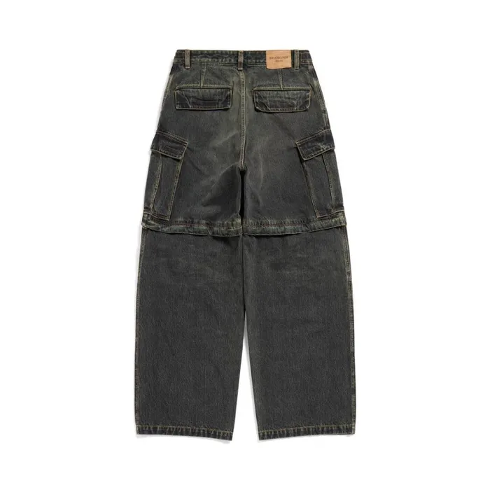 MenWomen Trousers Balenciaga Cargo Trousers In Black
