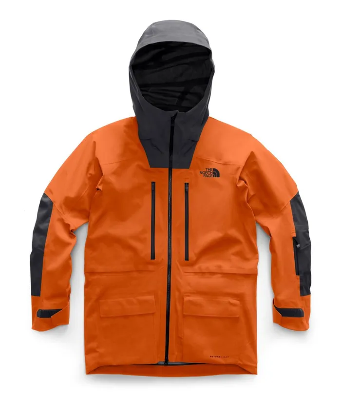 Mens ACAD Jacket Papaya Orangeweathered Black The North Face Snow