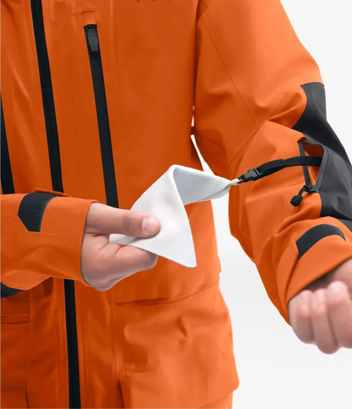 Mens ACAD Jacket Papaya Orangeweathered Black The North Face Snow