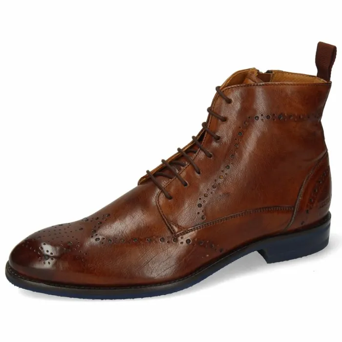 Mens Ankle Boots Melvin and Hamilton Bobby 9 Brown