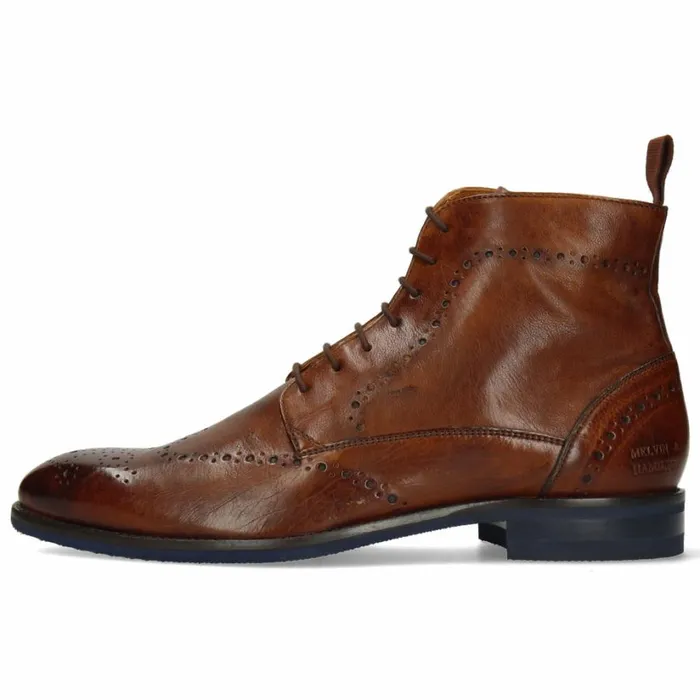 Mens Ankle Boots Melvin and Hamilton Bobby 9 Brown