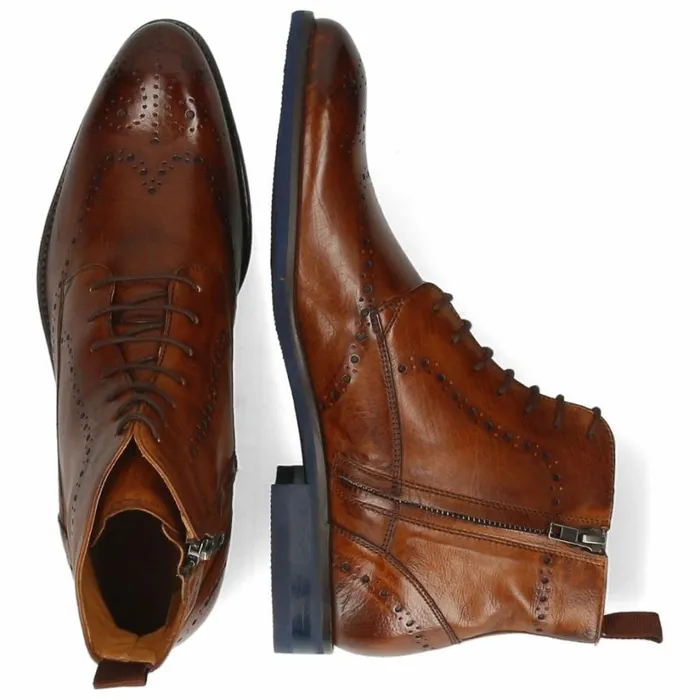 Mens Ankle Boots Melvin and Hamilton Bobby 9 Brown