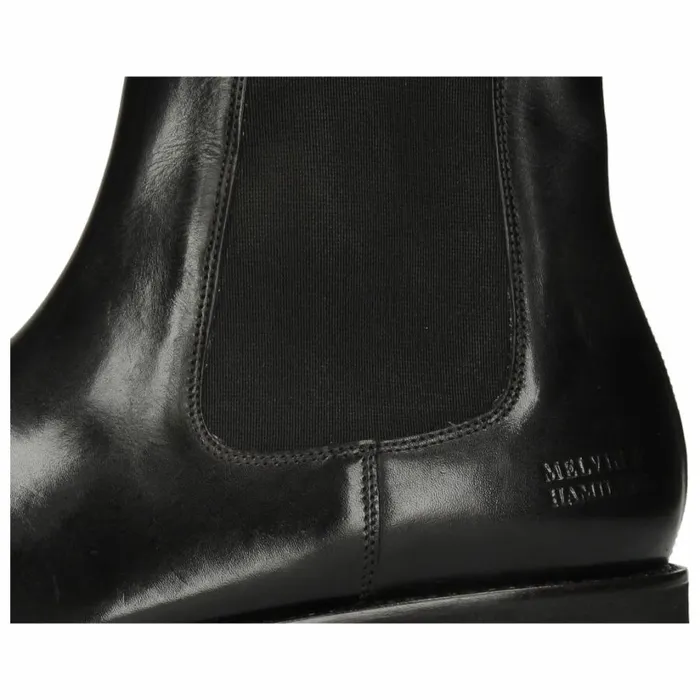 Mens Ankle Boots Melvin and Hamilton Clark 49 Black