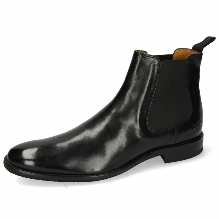 Mens Ankle Boots Melvin and Hamilton Clint 7 Black