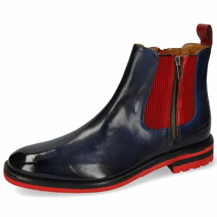 Mens Ankle Boots Melvin and Hamilton Eddy 25 Blue