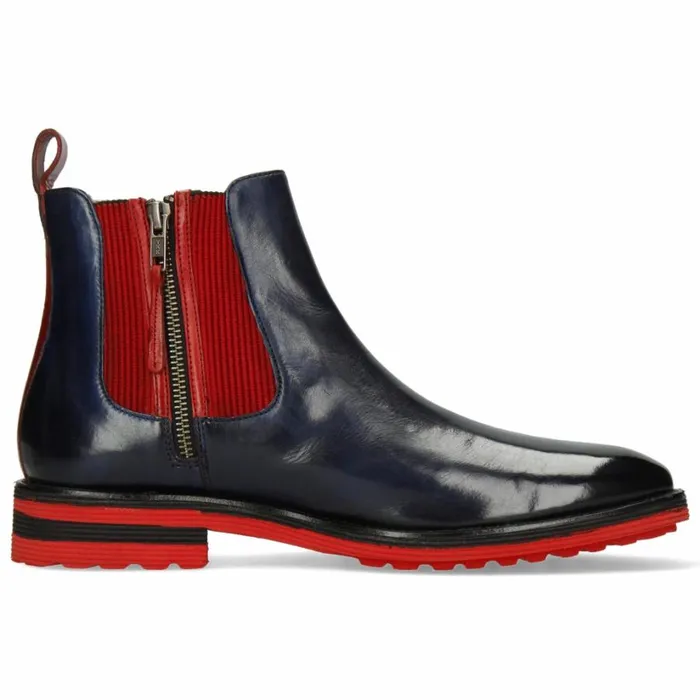 Mens Ankle Boots Melvin and Hamilton Eddy 25 Blue