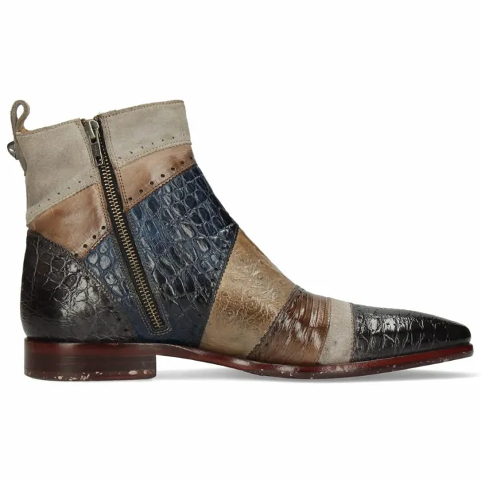 Mens Ankle Boots Melvin and Hamilton Elvis 26 Multi