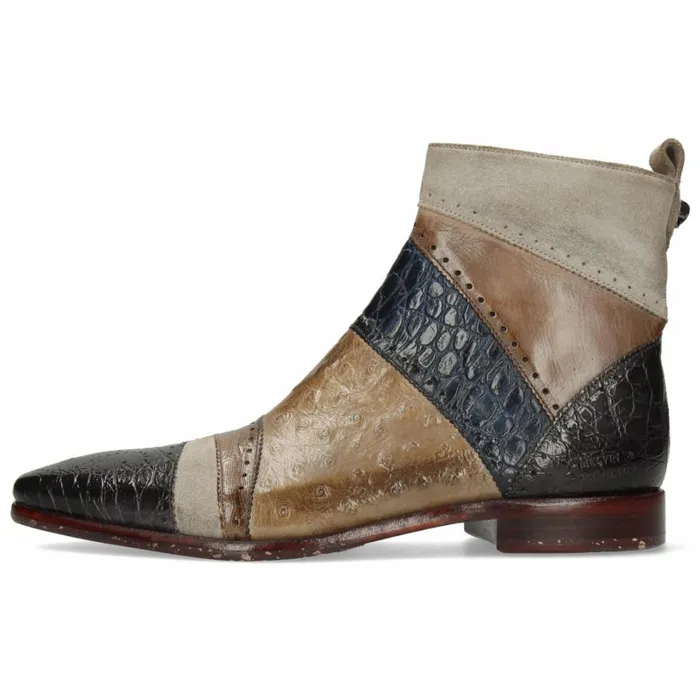 Mens Ankle Boots Melvin and Hamilton Elvis 26 Multi