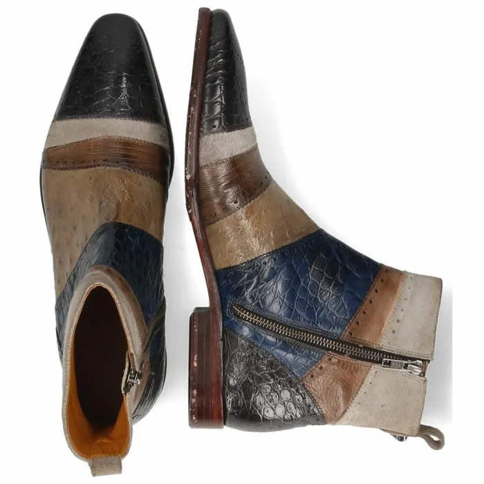 Mens Ankle Boots Melvin and Hamilton Elvis 26 Multi