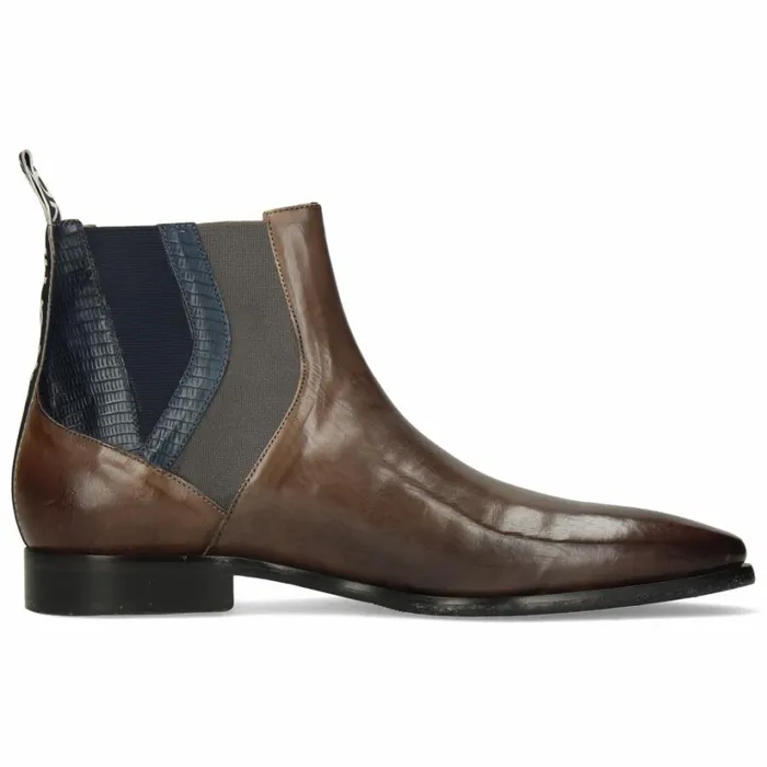 Mens Ankle Boots Melvin and Hamilton Elvis 73 Grey