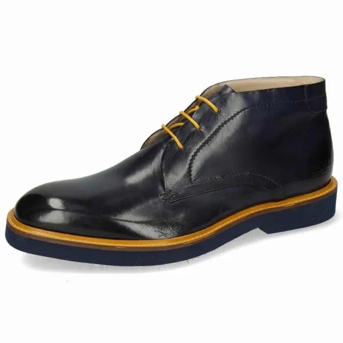 Mens Ankle Boots Melvin and Hamilton Felix 1 Blue