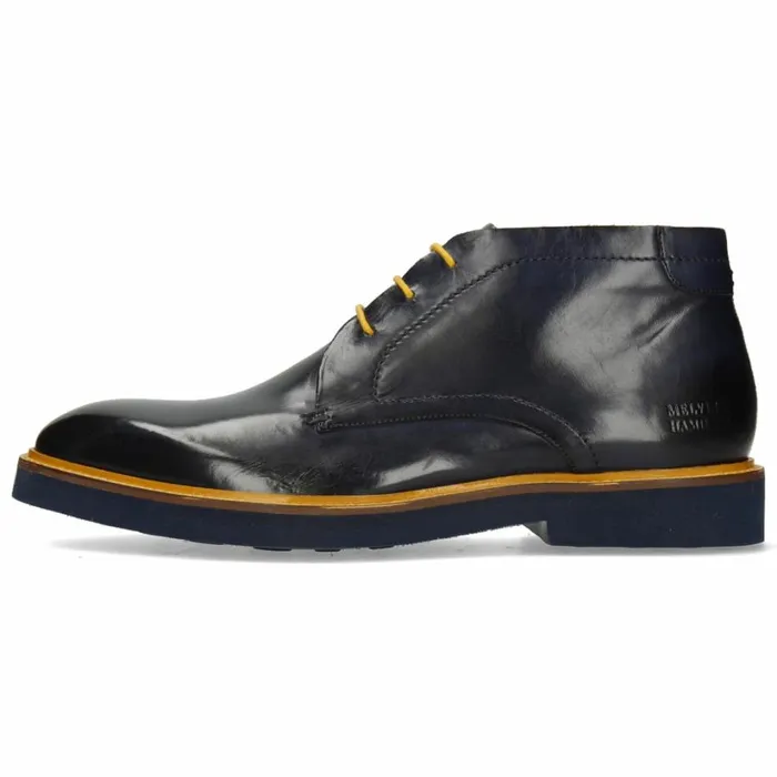 Mens Ankle Boots Melvin and Hamilton Felix 1 Blue