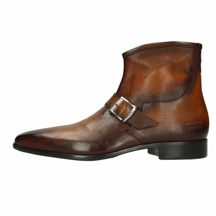 Mens Ankle Boots Melvin and Hamilton Lewis 50 Brown