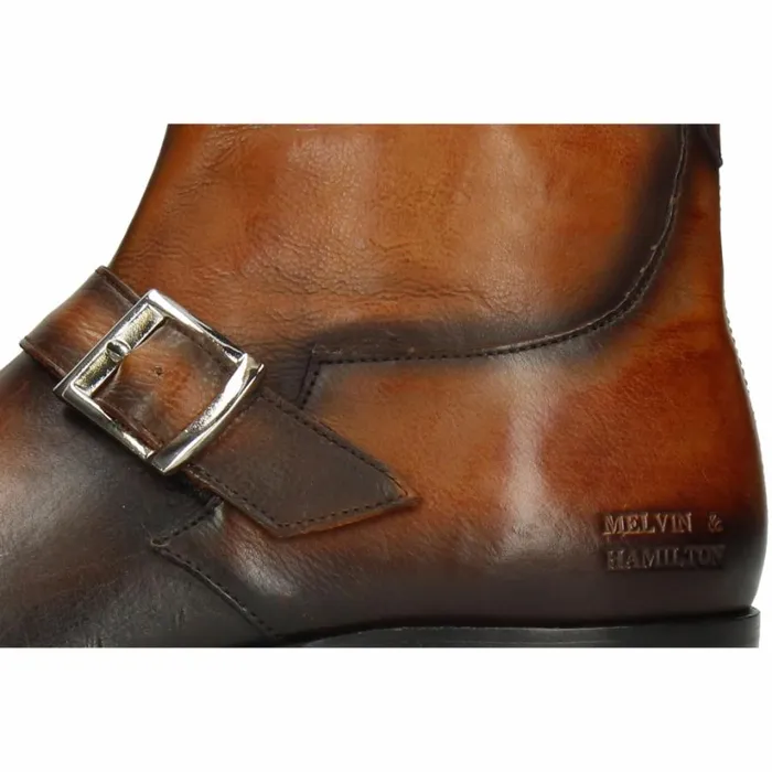 Mens Ankle Boots Melvin and Hamilton Lewis 50 Brown