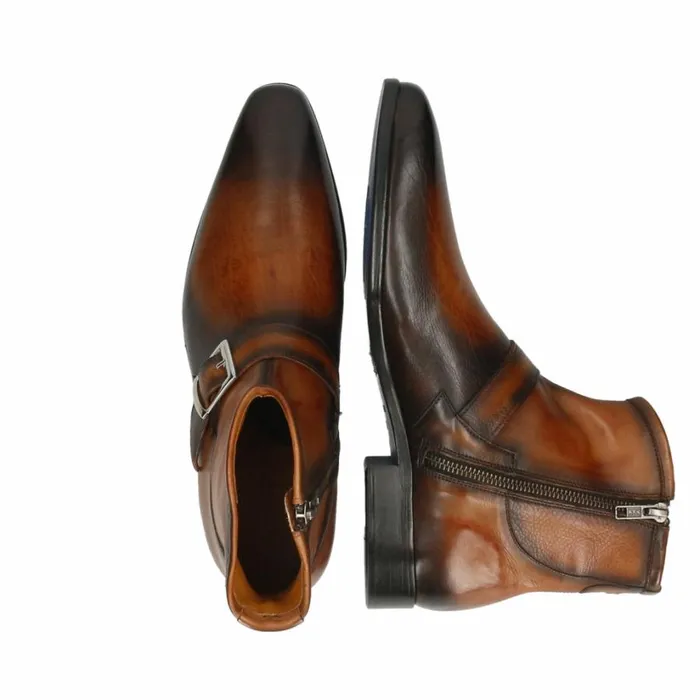 Mens Ankle Boots Melvin and Hamilton Lewis 50 Brown