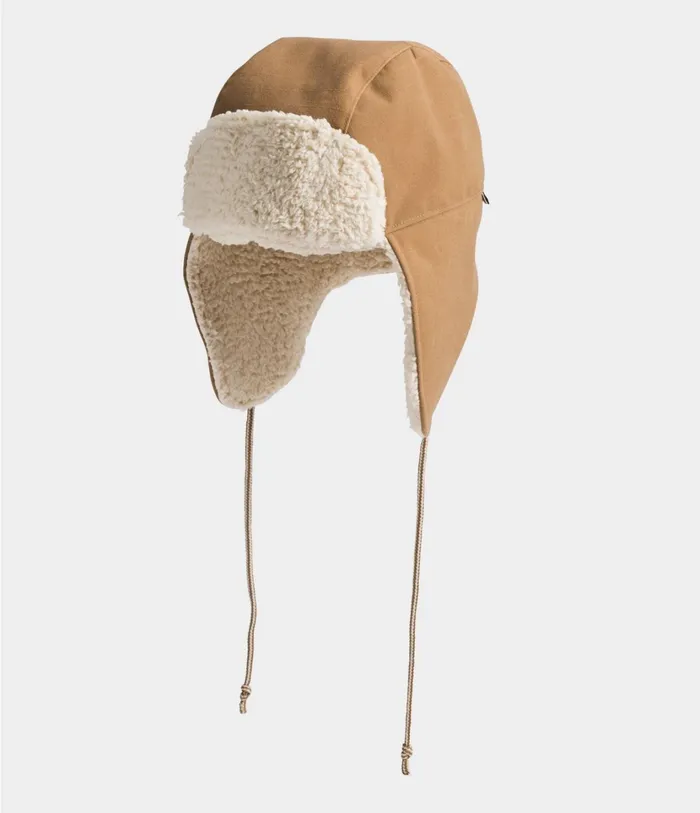 Mens Canvas Trapper Utility Brown The North Face Beanies and Scarves