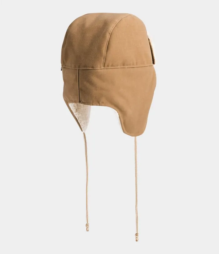 Mens Canvas Trapper Utility Brown The North Face Beanies and Scarves