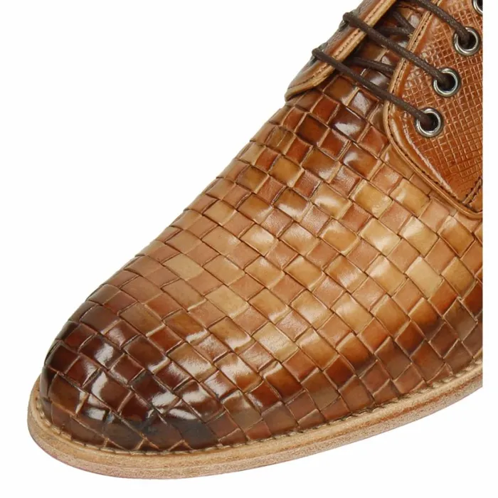 Mens Derbies Melvin and Hamilton Brad 7 Light Brown