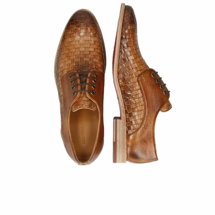 Mens Derbies Melvin and Hamilton Brad 7 Light Brown