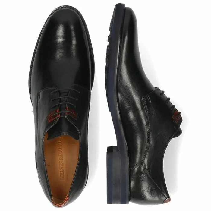 Mens Derbies Melvin and Hamilton Clint 1 Black