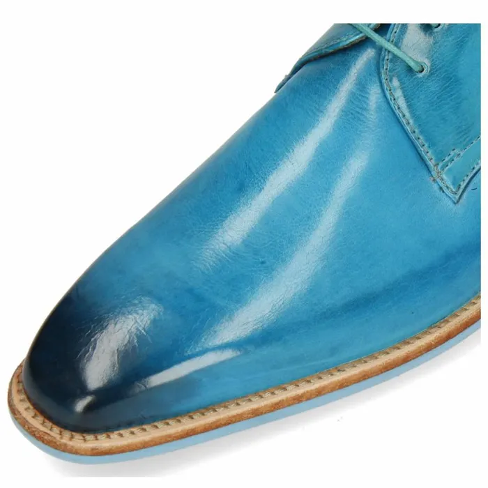 Mens Derbies Melvin and Hamilton Lance 24 Turquoise