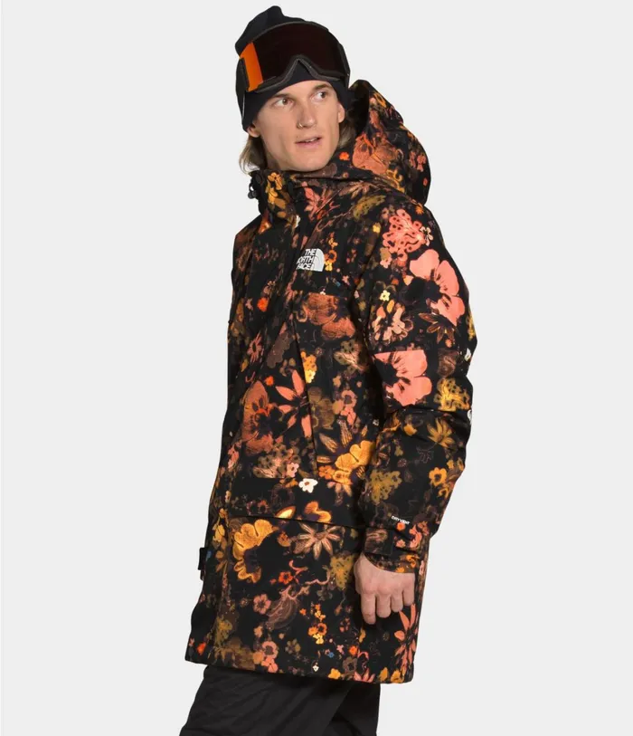 Mens Goldmill Parka Tnf Black Flower Child Multi Print The North Face Insulated and Down Jackets