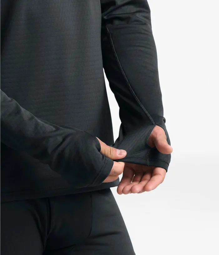 Mens UltraWarm Poly Crew Tnf Black The North Face Baselayers