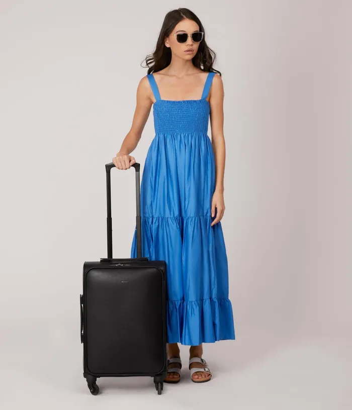 MensWomen Coast Vegan Carry On Luggage Bag 8211 Dwell Black Matt and Nat Weekenders