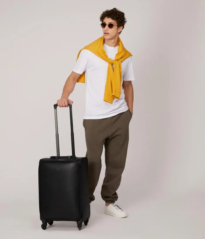 MensWomen Coast Vegan Carry On Luggage Bag 8211 Dwell Black Matt and Nat Weekenders