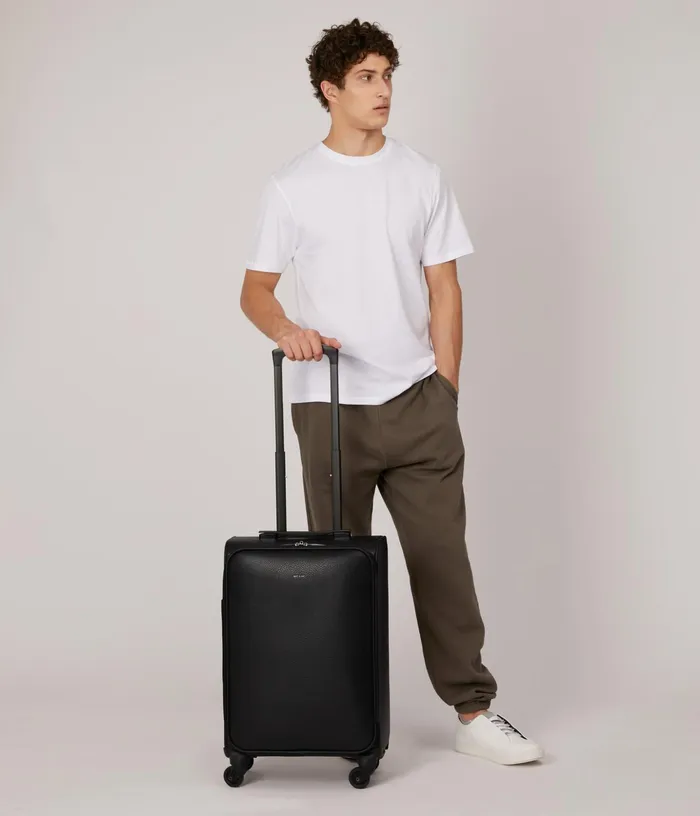 MensWomen Coast Vegan Carry On Luggage Bag 8211 Dwell Black Matt and Nat Weekenders