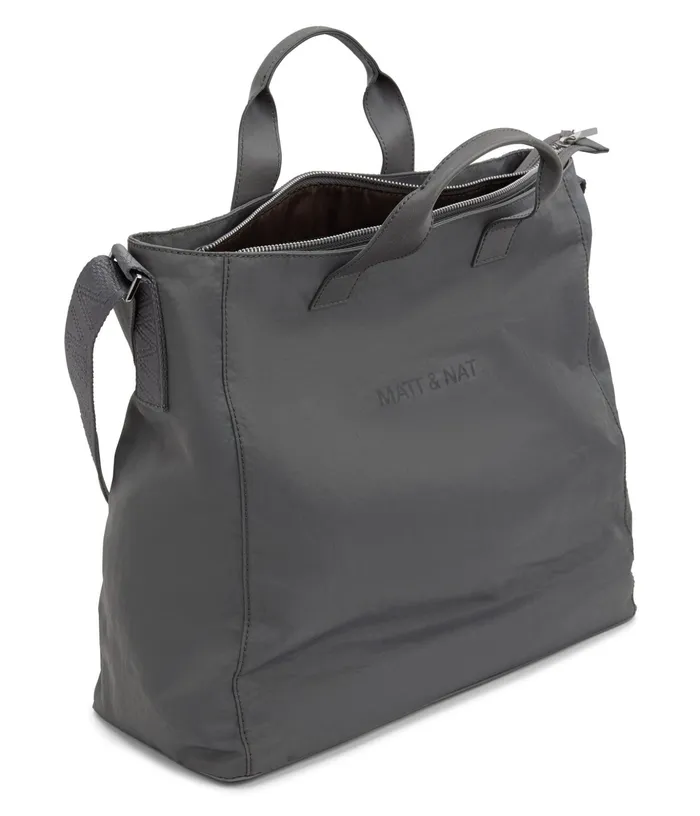 MensWomen Kiva Vegan Tote Bag 8211 Oam Grey Matt and Nat Totes MensWomen Kiva Vegan Tote Bag 8211 Oam Grey Matt and Nat Totes