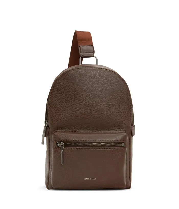 MensWomen Voassm Small Vegan Sling Bag 8211 Dwell Chestnut Matt and Nat Backpacks MensWomen Voassm Small Vegan Sling Bag 8211 Dwell Chestnut Matt and Nat Backpacks
