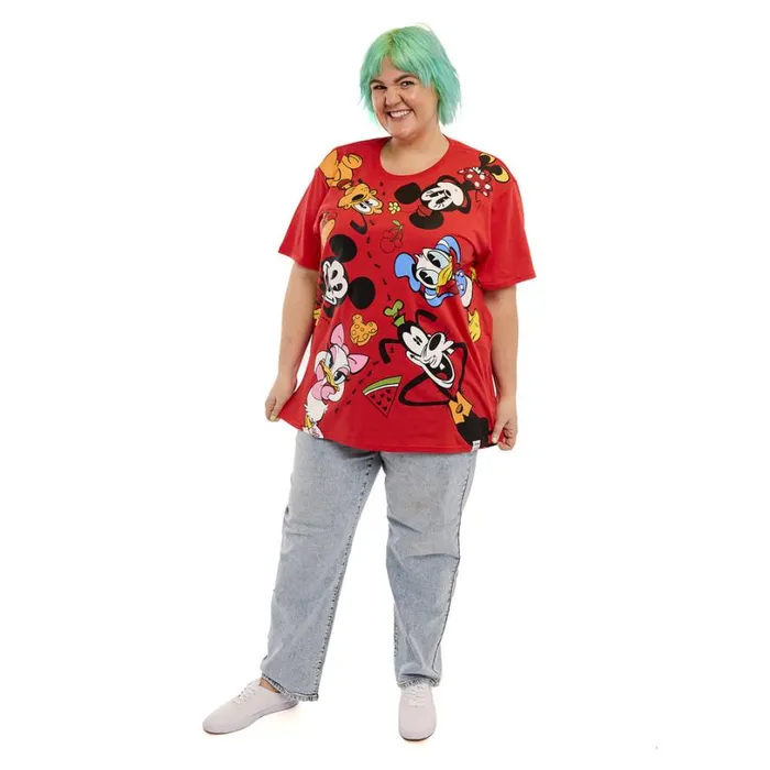 Mickey and Friends Picnic Tee Unisex Loungefly Apparel Mickey and Friends Picnic Tee Unisex Loungefly Apparel