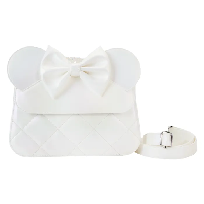 Minnie Mouse Iridescent Wedding Crossbody Bag Unisex Loungefly Crossbody Bags Minnie Mouse Iridescent Wedding Crossbody Bag Unisex Loungefly Crossbody Bags