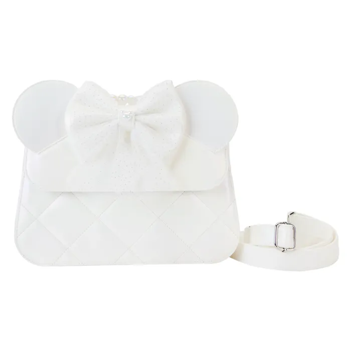 Minnie Mouse Iridescent Wedding Crossbody Bag Unisex Loungefly Crossbody Bags Minnie Mouse Iridescent Wedding Crossbody Bag Unisex Loungefly Crossbody Bags
