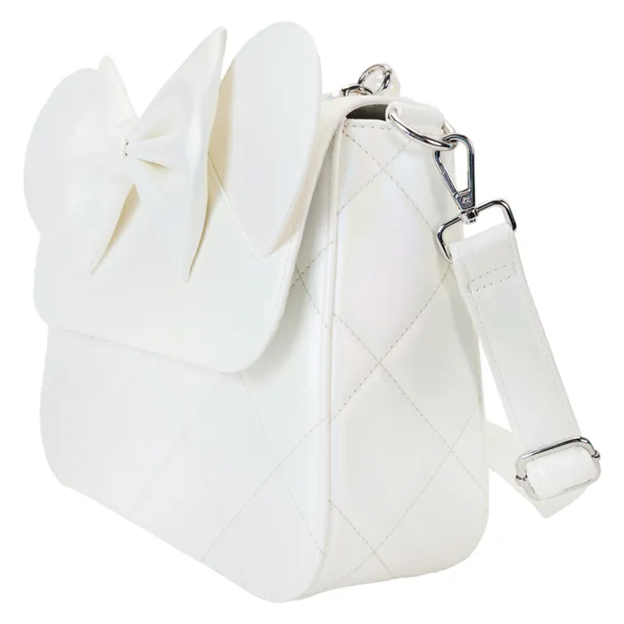 Minnie Mouse Iridescent Wedding Crossbody Bag Unisex Loungefly Crossbody Bags Minnie Mouse Iridescent Wedding Crossbody Bag Unisex Loungefly Crossbody Bags