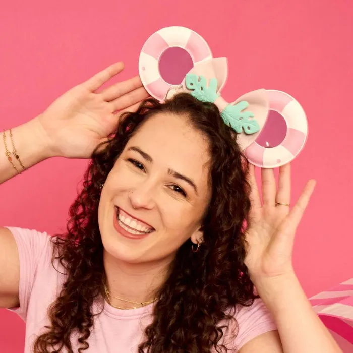 Minnie Mouse Vacation Style Poolside Ear Headband Unisex Loungefly Small Accessories Minnie Mouse Vacation Style Poolside Ear Headband Unisex Loungefly Small Accessories