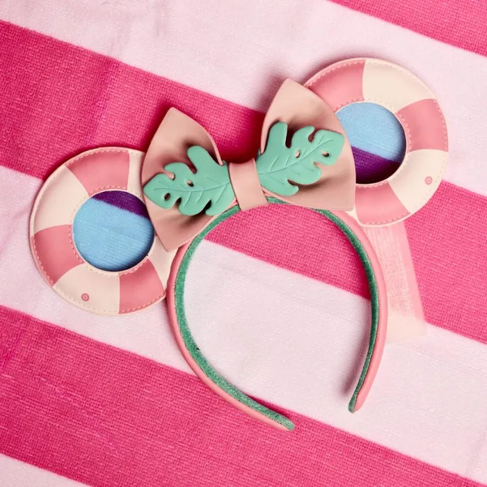Minnie Mouse Vacation Style Poolside Ear Headband Unisex Loungefly Small Accessories Minnie Mouse Vacation Style Poolside Ear Headband Unisex Loungefly Small Accessories