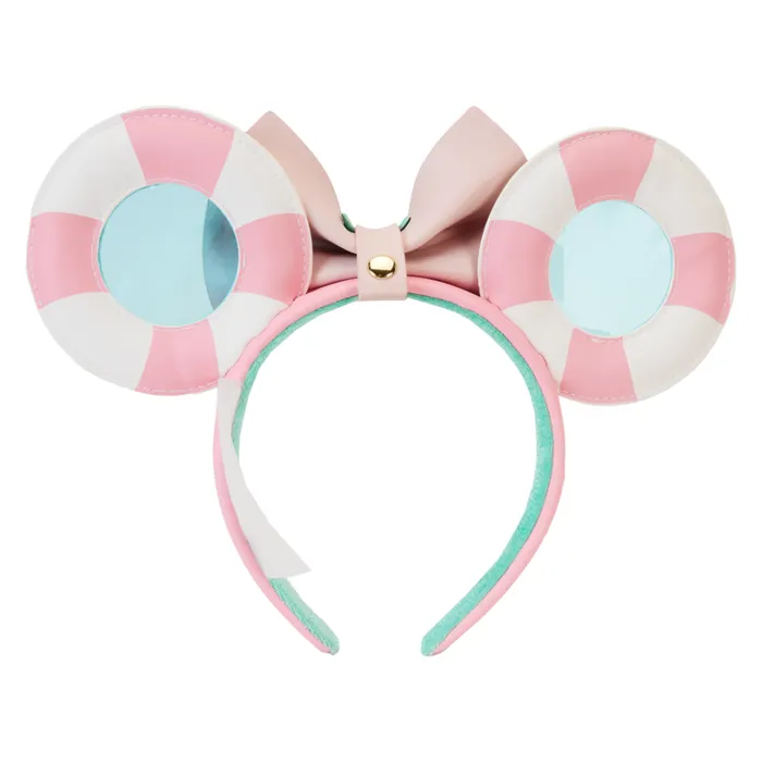 Minnie Mouse Vacation Style Poolside Ear Headband Unisex Loungefly Small Accessories Minnie Mouse Vacation Style Poolside Ear Headband Unisex Loungefly Small Accessories
