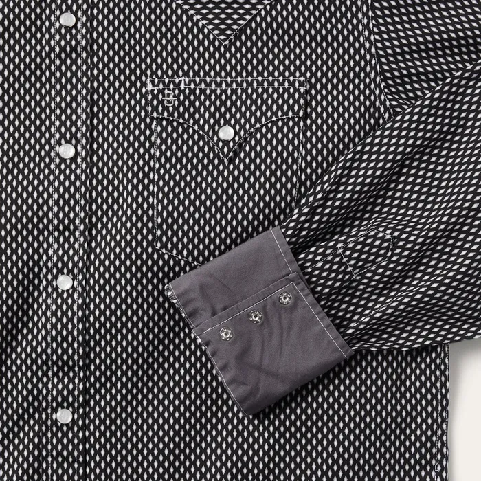 Modern Cut Men Stetson Black Diamond Shirt Black Diamond Shirt