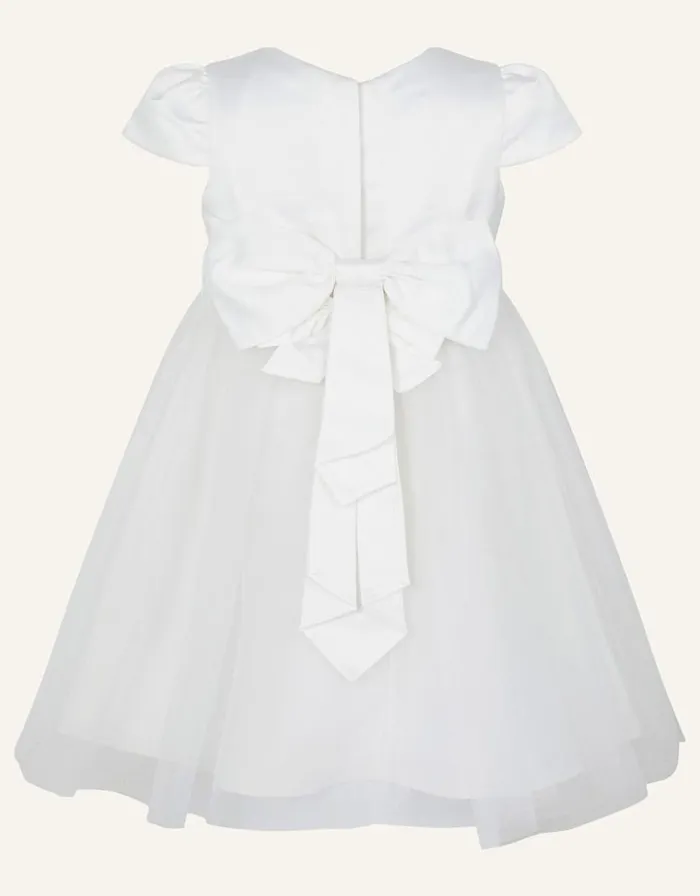 Monsoon Baby Tulle Skirt Bridesmaid Dress Ivory Children Partywear Monsoon Baby Tulle Skirt Bridesmaid Dress Ivory Children Partywear