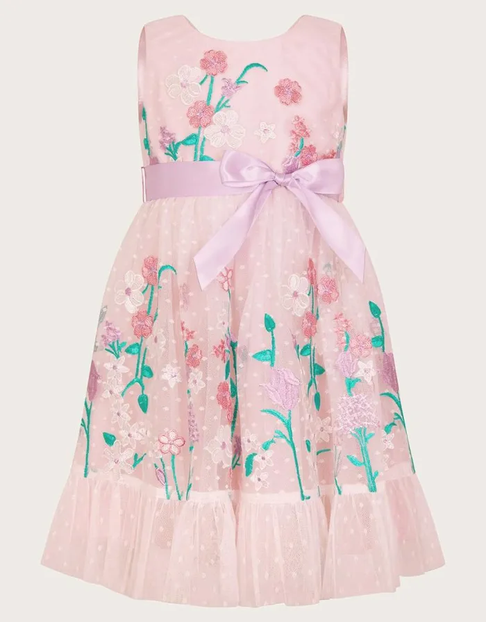 Monsoon Baby Zuzannah Floral Dress Multi Children Dresses