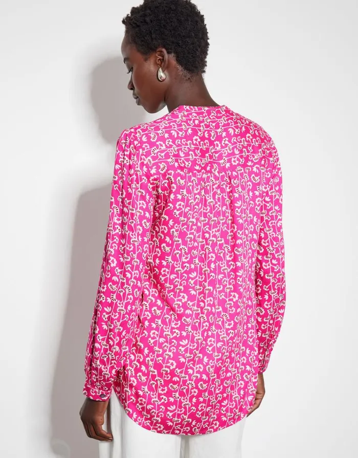 Monsoon Connie Long Sleeve Printed Blouse Pink Women Tops and Blouses Monsoon Connie Long Sleeve Printed Blouse Pink Women Tops and Blouses
