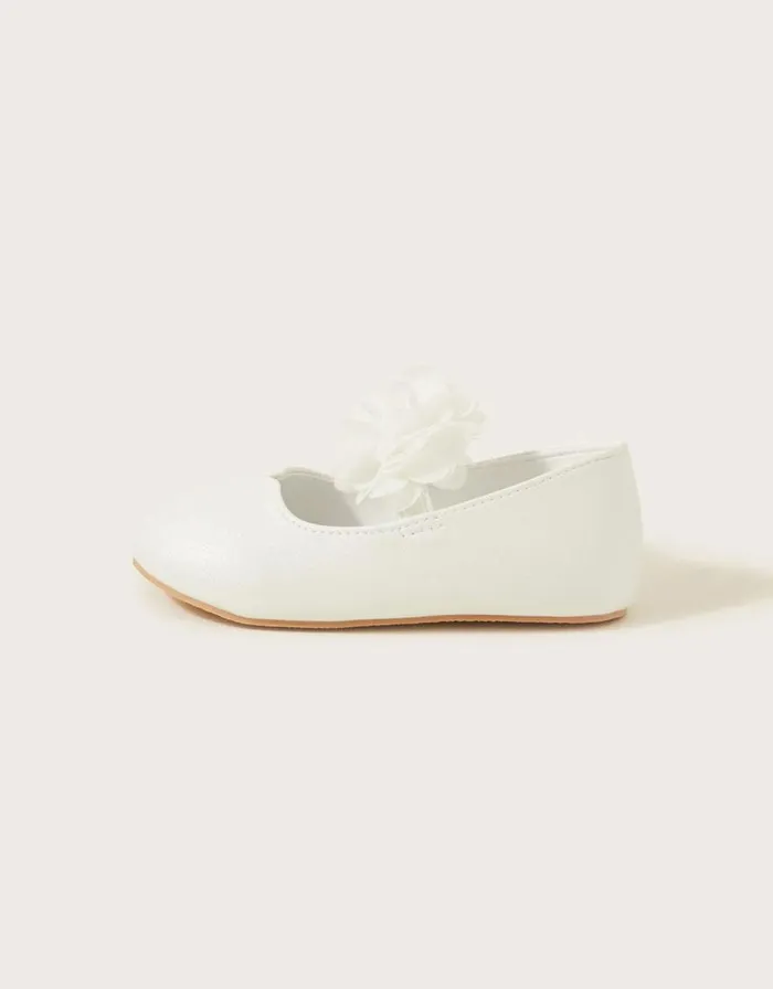 Monsoon Corsage Walker Shoes Ivory Children Partywear Monsoon Corsage Walker Shoes Ivory Children Partywear