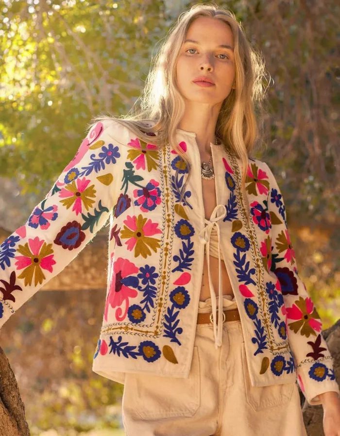 Monsoon East Embroidered Tie Jacket Multi Women Jackets Monsoon East Embroidered Tie Jacket Multi Women Jackets
