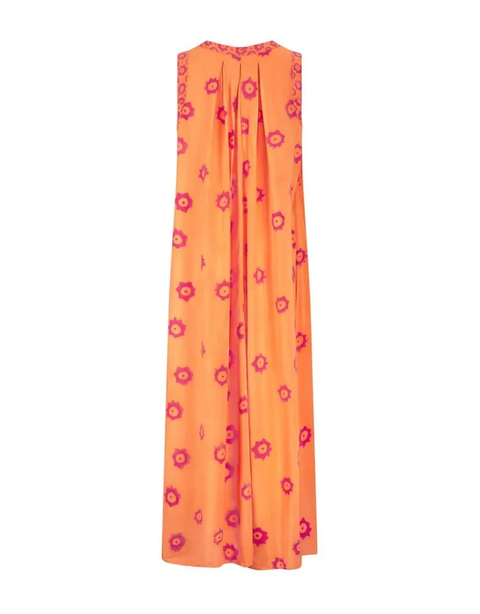 Monsoon East Sleeveless Maxi Dress Orange Women Summer Dresses Monsoon East Sleeveless Maxi Dress Orange Women Summer Dresses