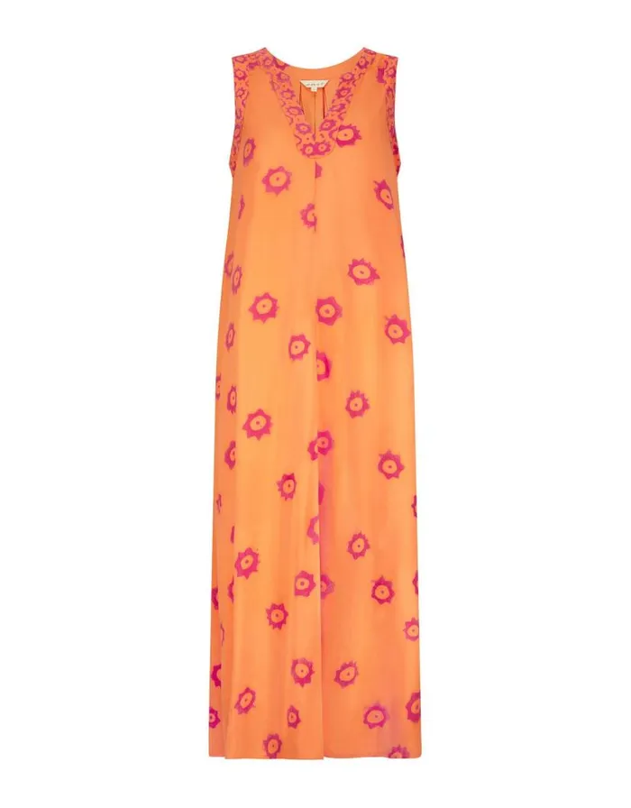 Monsoon East Sleeveless Maxi Dress Orange Women Summer Dresses Monsoon East Sleeveless Maxi Dress Orange Women Summer Dresses