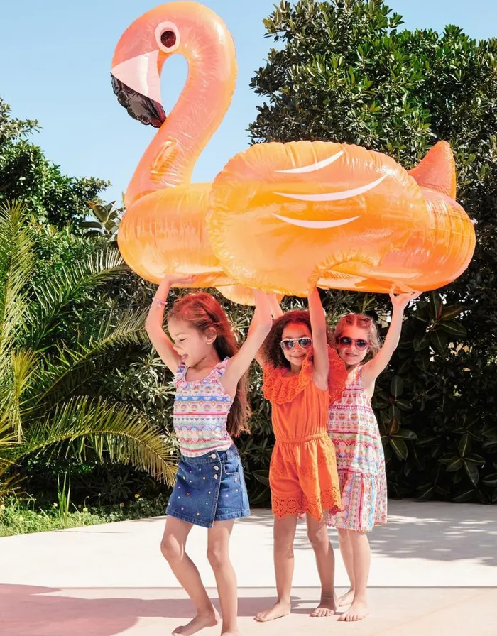 Monsoon Fruit Stripe Dress Orange Children Dresses Monsoon Fruit Stripe Dress Orange Children Dresses