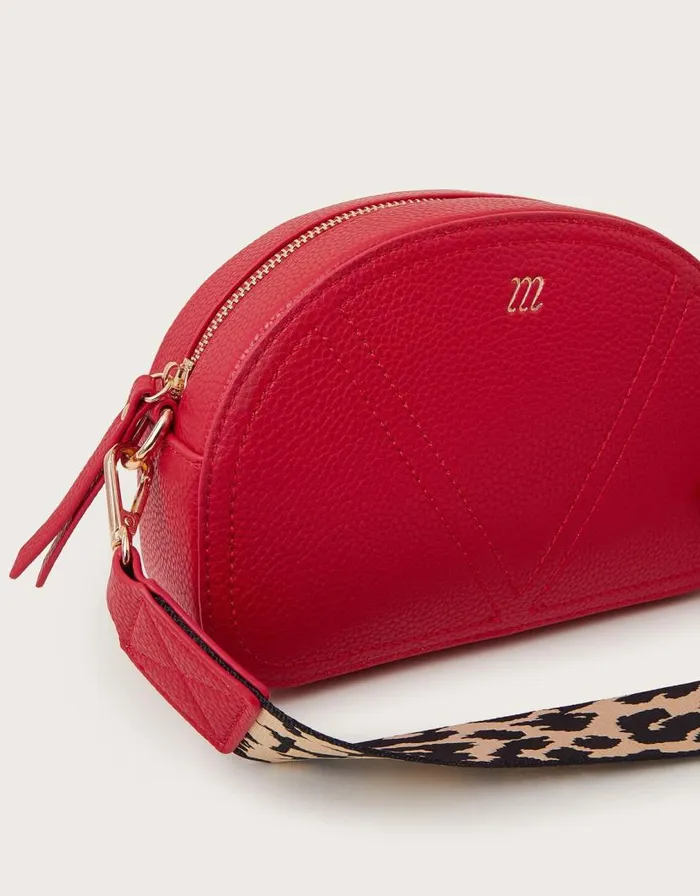 Monsoon Hali Leopard Strap CrossBody Bag Red Women Bags and Purses Monsoon Hali Leopard Strap CrossBody Bag Red Women Bags and Purses